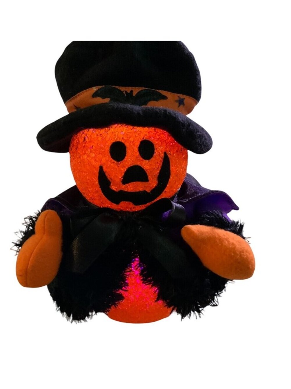 Light-up Halloween Table top Pumpkin Man